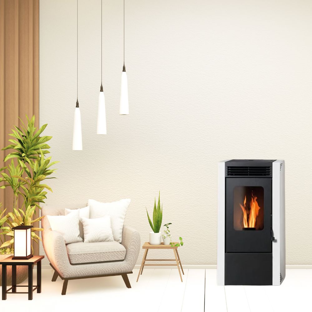 Come arredare un soggiorno con stufa a pellet